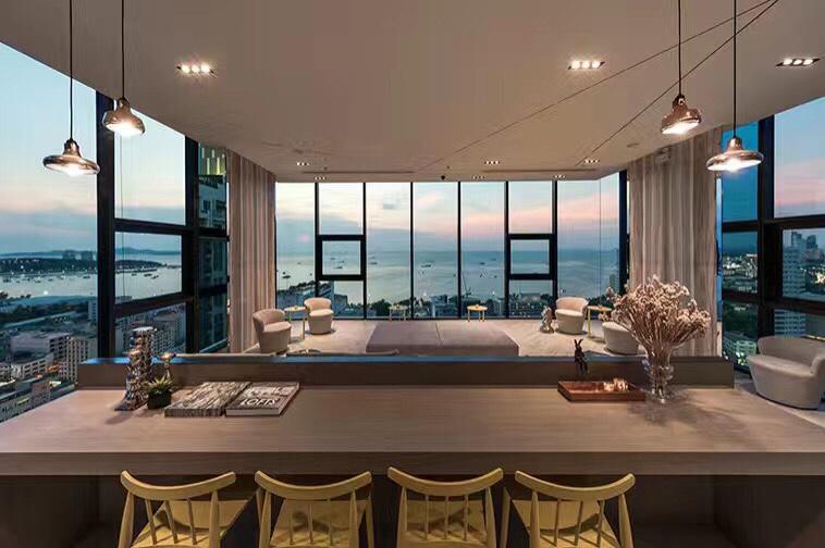 Apartmán The Base Highfl Seaview Pattaya Exteriér fotografie