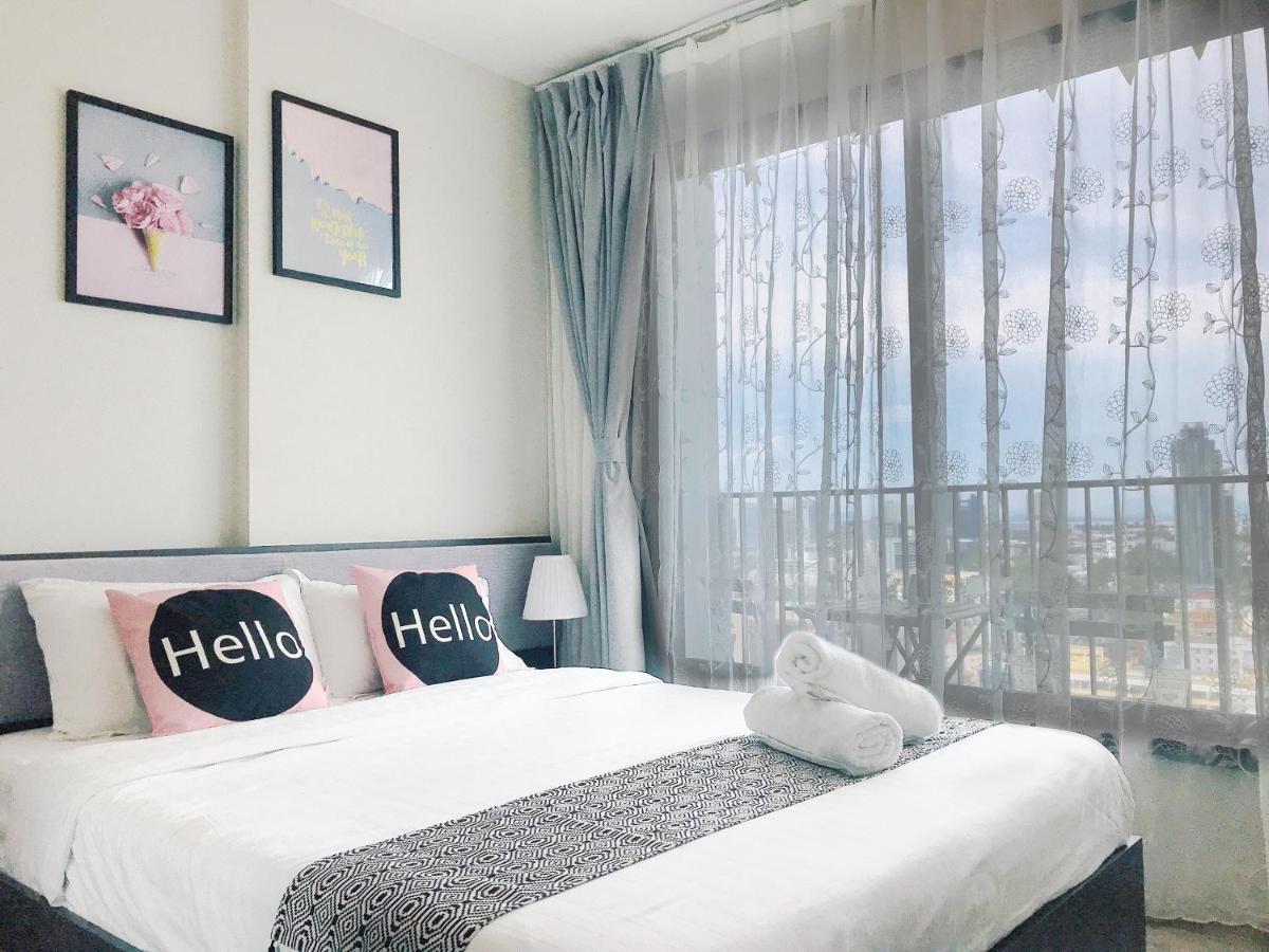 Apartmán The Base Highfl Seaview Pattaya Exteriér fotografie